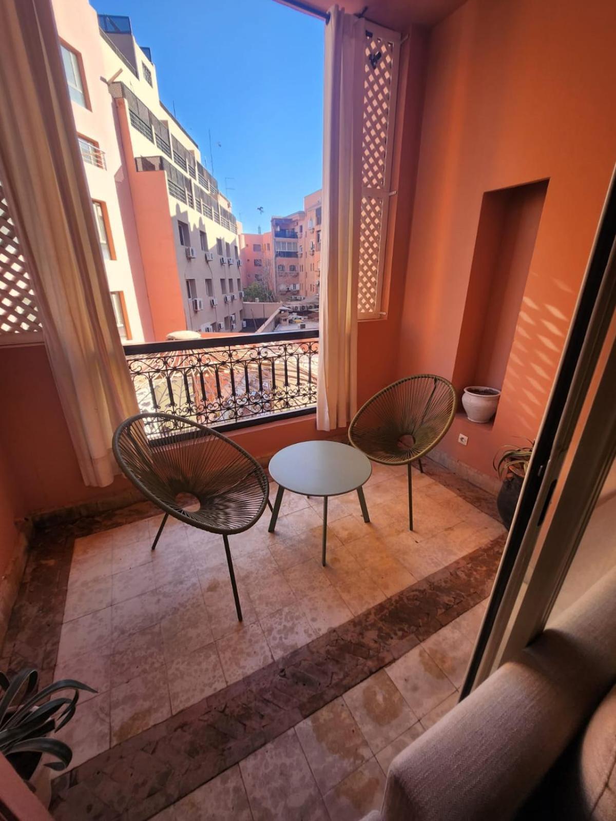 Appartement Patio Centre Gueliz Marrakesh Exterior foto